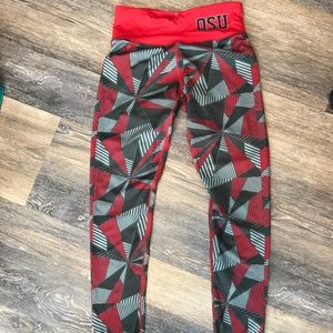 Ohio State leggings with print size large